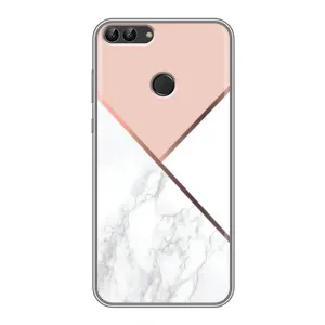 Мраморний чехол на Huawei Y7 Prime 2018 (VPrint) (Тройний мрамор)