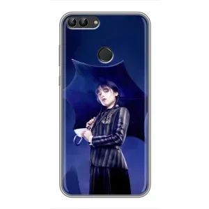 Силіконовий чохол з картинкою для Huawei Y7 Prime 2018 (Венсдей)