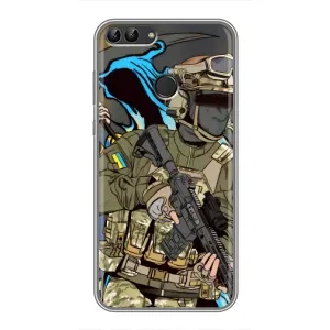 Чехлы с картинкой ЗСУ для Huawei Y7 Prime 2018 (AlphaPrint) (Воїн ЗСУ)