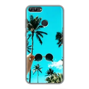 Силіконовий чохол з КАРТИНКАМИ літо для Huawei Y7 Prime 2018 (AlphaPrint) (Погляд літо)
