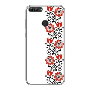 Чохол для Патріота України Huawei Y7 Prime 2018 - (AlphaPrint) (Яскрава вишиванка)