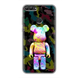 Чохли для Huawei Y7 Prime 2018 - Bearbrick Louis Vuitton (PREMIUMPrint) (Яскравий Bearbrick)