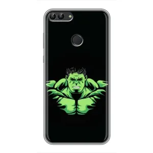 Чохли з героями Марвел Huawei Y7 Prime 2018 (VPrint) (Зелений Халк)