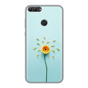 Чохли з квітами для Huawei Y7 Prime 2018 (VPrint) (Жовта квітка)