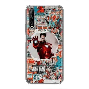 Чехлы с героями Марвел Huawei Y7 Pro 2019 (VPrint) (Айронмен)