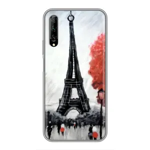 Чехол Эйфелева Башня для Huawei Y7 Pro 2019 - (AlphaPrint) (Башня в Париже)