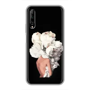 Чехлы (ART) Цветы на Huawei Y7 Pro 2019 (VPrint) (Белые цветы)