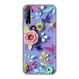 Чехлы с Цветами для Huawei Y7 Pro 2019 (VPrint) (Цветочный дизайн)