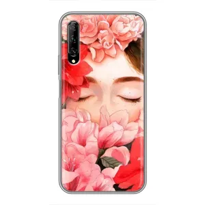 Чехлы (ART) Цветы на Huawei Y7 Pro 2019 (VPrint) (Глаза в цветах)