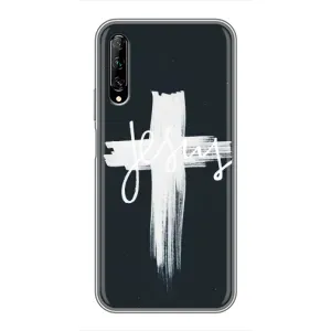 Чехол для Huawei Y7 Pro 2019 (AlphaPrint) - (Христианские) (Иисус)