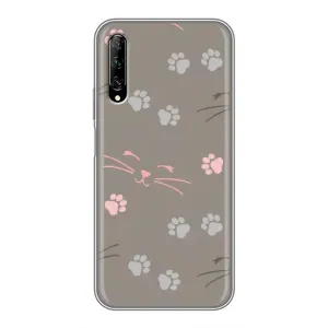 Чохол з малюнком кіт на Huawei Y7 Pro 2019 (Лапи і вуса)