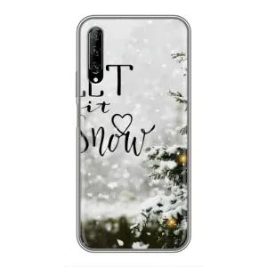 Новогодние, Праздничные Чехлы для Huawei Y7 Pro 2019 - 2024 год (Let it snow)