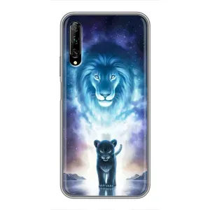 Чехол со Львом для Huawei Y7 Pro 2019 (VPrint) (Маленький лев)