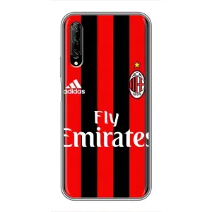 Чехлы для Huawei Y7 Pro 2019 (VPrint) - Футбольные клубы (Milan)