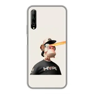 Чехлы с Обезьянами NFT для Huawei Y7 Pro 2019 (AlphaPrint) (обезьяна NFT в очках)
