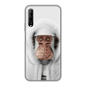 Чехлы с Обезьянами NFT для Huawei Y7 Pro 2019 (AlphaPrint) (обезьяна NFT в тату)