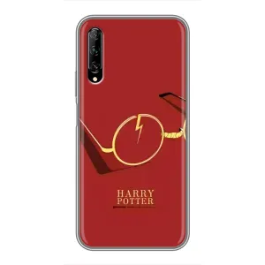 Чехлы с Гарри Поттером для Huawei Y7 Pro 2019 (AlphaPrint) (очки Гарри)