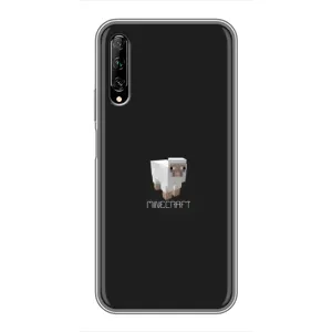 Чехол Майнкрафт на Huawei Y7 Pro 2019 (AlphaPrint) Minecraft (Овечка Майнкрафт)