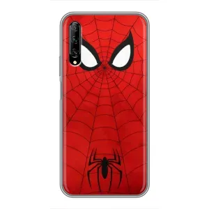 Чехол с человеком пауком для Huawei Y7 Pro 2019 - (AlphaPrint) (Паук (Марвел))