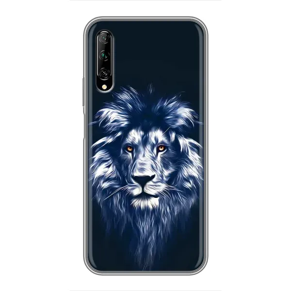 Чехол с принтом «Синий Лев» для Huawei Y7 Pro 2019