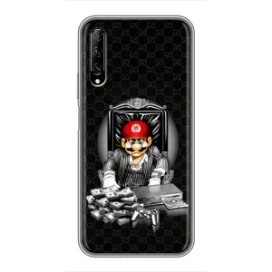Чехлы с крутыми принтами для Huawei Y7 Pro 2019 - (PREMIUMPrint) (Супер Марио)