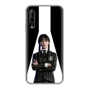 Чехлы Венсдей на Huawei Y7 Pro 2019 Уэнсдей (AlphaPrint) (W-Wednesday)
