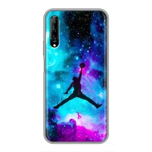 Чехлы для Huawei Y7 Pro 2019 - с картинкой JORDAN (AlphaPrint) (Яркий Джордан)