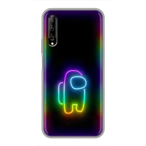 Чехол Амонг Ас для Huawei Y7 Pro 2019 (AlphaPrint) (Яркий скин)
