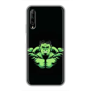 Чехлы с героями Марвел Huawei Y7 Pro 2019 (VPrint) (Зелёный Халк)