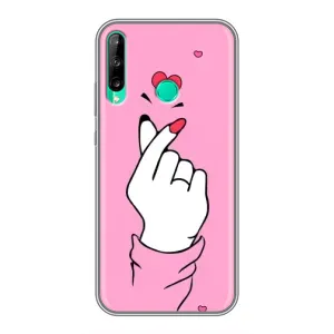 Чехол с принтом для Huawei Y7p (2020) (AlphaPrint - Знак сердечка)