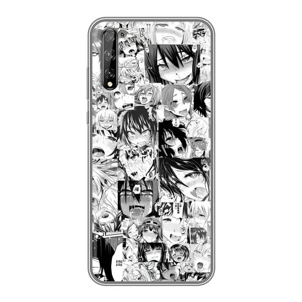 Чехол с принтом «Ahegao manga» для Huawei P Smart S / Y8p (2020)