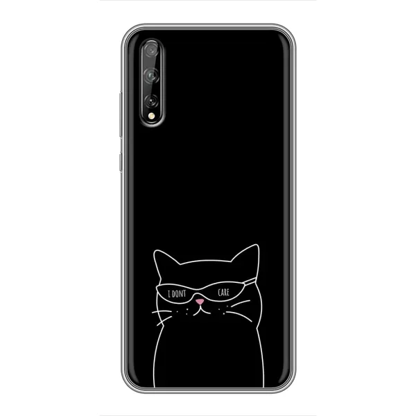 Чехол с принтом «Равнодушный кот» для Huawei P Smart S / Y8p (2020) Чехол с принтом «Равнодушный кот» для Huawei P Smart S / Y8p (2020)