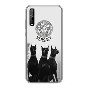 Чохли VERSACE для Хуавей P Smart S / Y8p (2020) (PREMIUMPrint) (Доберман Версаче)