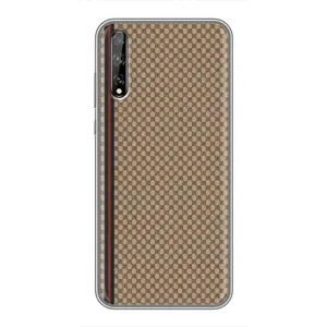 Чохли  GUCCI для Хуавей P Smart S / Y8p (2020) (AlphaPrint) (Гуччі полоса)