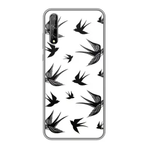 Чохол з пташками на Huawei P Smart S / Y8p (2020) (VPrint) (Ластівки)