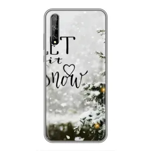 Новорічні, Святкові Чохли для Huawei P Smart S / Y8p (2020) - 2024 год (Let it snow)