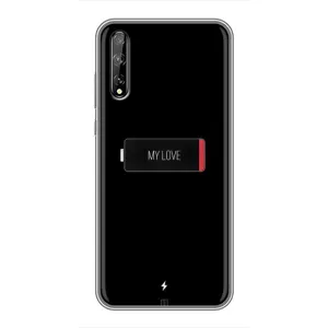 Чехлы для любимой на Хуавей P Smart S / Y8p (2020) (VPrint) (Love battery)