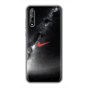 Чохол для Huawei P Smart S / Y8p (2020) - з принтом Найк (AlphaPrint) (Найк червоний)