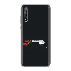 Чехлы (ART) Цветы на Huawei P Smart S / Y8p (2020) (VPrint) (Неочікувані квіти)