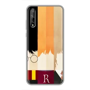 Чохли з Гаррі Поттером для Huawei P Smart S / Y8p (2020) (AlphaPrint) (обкладинка Гарі Потера)
