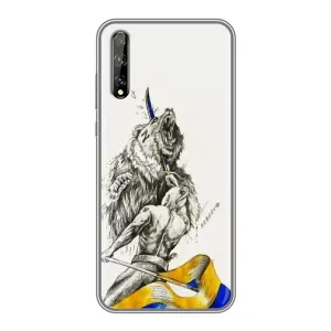 Чохли (Доброго вечора, ми за України) для Хуавей P Smart S / Y8p (2020) (AlphaPrint) (Перемога)