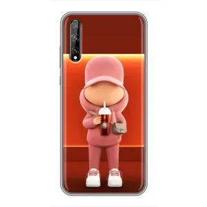 Круті Чохли Луі Віттон для Huawei P Smart S / Y8p (2020) (AlphaPrint) (З Кавою)