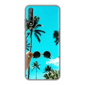 Силіконовий чохол з КАРТИНКАМИ літо для Huawei P Smart S / Y8p (2020) (AlphaPrint) (Погляд літо)