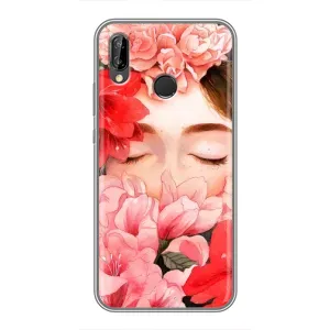 Чехлы (ART) Цветы на Huawei Y9 2019 / Enjoy 9 Plus (VPrint) (Глаза в цветах)