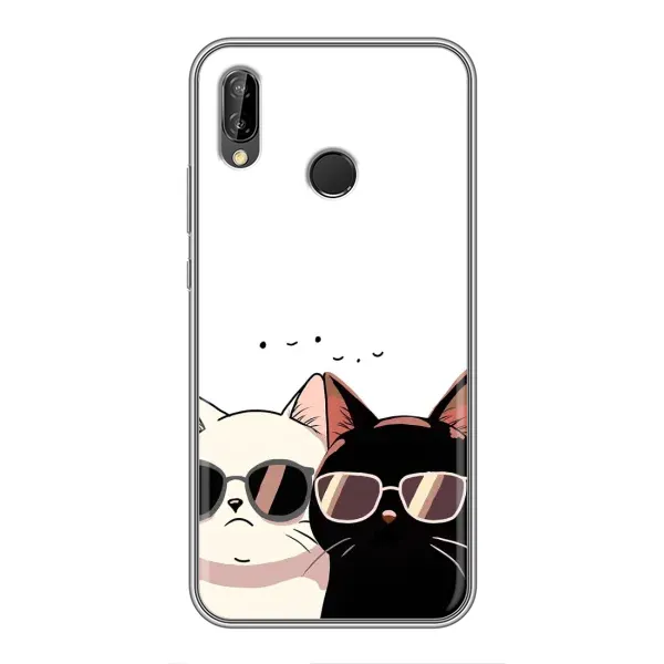 Чохол з принтом «Коти в окулярах» для Huawei Y9 2019 / Enjoy 9 Plus Чохол з принтом «Коти в окулярах» для Huawei Y9 2019 / Enjoy 9 Plus
