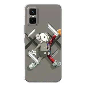 Чехлы для Infinix GT 30 Pro - Bearbrick Louis Vuitton (PREMIUMPrint)