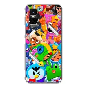 Чехол для Infinix GT 30 Pro Бравл Старс (VPrint)