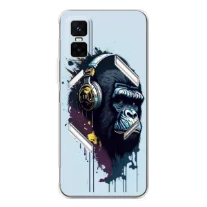 Чехол с Обезьянами Infinix GT 30 Pro - (AlphaPrint)
