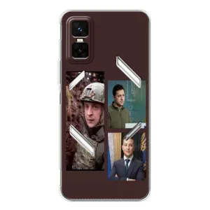 Чехол для Infinix GT 30 Pro (AlphaPrint - с принтом Зеленского)
