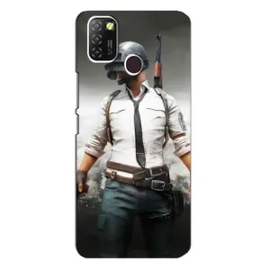 Чехол PUBG для Инфиникс Хот 10 Лайт (AlphaPrint)